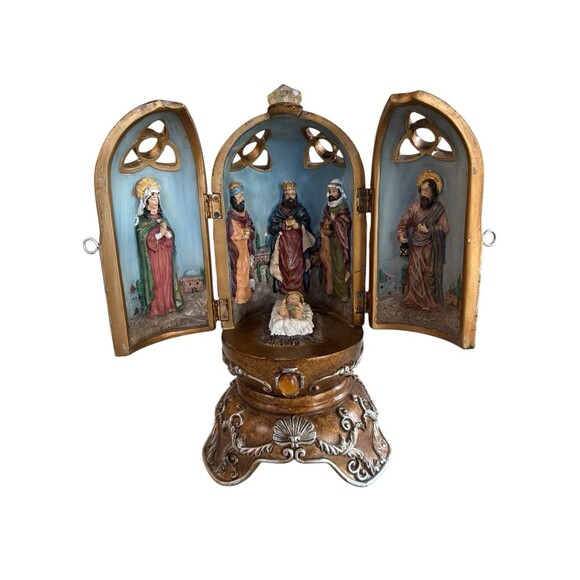 Bombay Company Nativity Triptych RARE - Picture 2 of 10